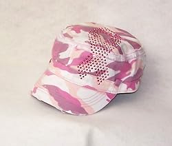 Pink Ribbon Pink Camo Cadet Castro Breast Cancer Hat