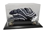 New Jersey Devils Hockey Glove Display Case with Black Finish Base