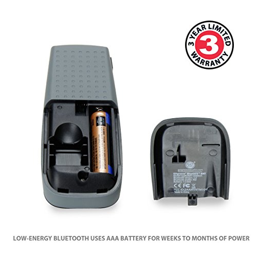 Multimedia Bluetooth Music Remote Control with Audio Playback Controls and Voice Commands by GOgroove - Sync Your Device w/ Dknight Magicbox , Bose Soundlink , Cooligg Sport & More Bluetooth Speakers