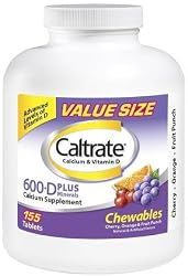 Caltrate 600+D Plus Chewables, 155-Count