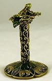 Pewter Frog GreeN Jewelry RinG Holder Stand New