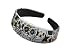 Rock Rebel Accessory 3 SKULL DOD Headbands - White