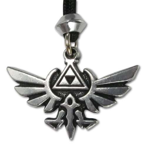 The Hylian Crest Legend of Zelda Pewter Pendant 