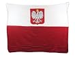 Polish White Eagle Fleece Throw Blanket Poland Coat Of Arms