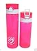 Mommy & Me Reusable Water Bottles-Hot Pink-25 & 18 ounces for Moms and Kids!