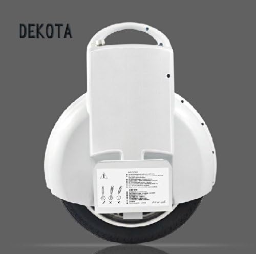 Dual tires! Powerful and longer driving range self balancing unicycle electric scooters Airwheel Q3 DEKOTA3D (factory direct price) (White, 260wh battery power)