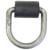 Buyers Heavy-Duty Forged D-Ring - 1/2in. w/ Weld-On Mounting Bracket