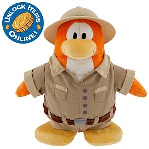 Club Penguin Disney Parks Autnentic ~ Explorer Includes Coin Code [Toy]