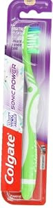 Colgate MaxWhite Adult Full Head Soft, Sonic Powered Toothbrush,  Colors Vary