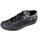 Yuk and Net Net Shoes Sneakers in Black Gunmetal by Diesel by Diesel