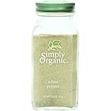 Simply Organic Pepper, White, 2.86 Ounce