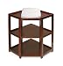 Badger Basket Diaper Corner Changing Table, Cherry