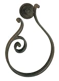 Murray Feiss BA1703CB Tuscan Villa 3-Inch x 3-Inch Towel Ring, Corinthian Bronze