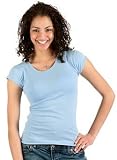 Womens XiXi Scoop Neck Cap Sleeve Tee