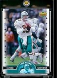 2005 Upper Deck Legends Dan Marino Miami Dolphins Football Card #92 - Mint Condition - In Protective Display Case !!