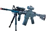 M16 Style Airsoft Electirc Rifle with Scope,bipod, Laser