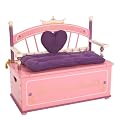 Princess Toy Box Bench