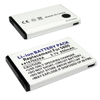 Brand New Audiovox SMT-5600, HTC CINGULAR 2125, HTC T-MOBILE SDA Standard Lithium-Ion Battery (850mAh)