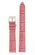 Leather Watch Band 14mm Pink