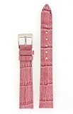 Leather Watch Band 14mm Pink