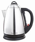 Russell Hobbs 14150-10 1.7 L Capacity  Montana Kettle in Brushed Stainless Steel and Black with Concealed 3 kW Element