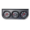 Sunpro CP8218 Triple Gauge Kit - Black Dial