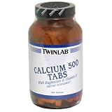 Twinlab Calcium 500 Tabs, 180 Tablets (Pack of 3)
