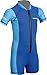 Cressi Kids Swimsuit Short Sleeve, Blue/Azure, 2XL [DUPLICATE[