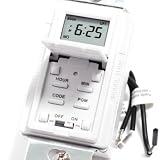 Timers: Aube Solar Timer Switch 40-500w (White)
