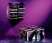 CD Wave Rack for 21 CDs - Free Standing or Wall Mountable. Connectable for Larger Storage.