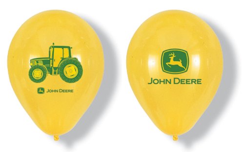 Party Destination - John Deere Tractor - Latex Balloons (YELOW, 1)