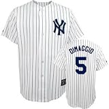 Joe Dimaggio New York Yankees Pinstripe Cooperstown Replica Jersey - L