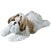shih_tzu36shih tzu - Sandicast Gold Shih Tzu Original Size Figurine Lying