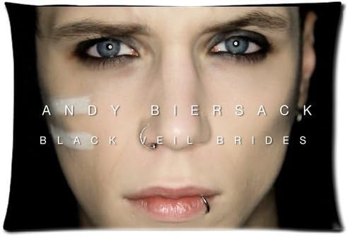 Black Veil Brides Custom Rectangle Pillowcase Covers Standard Size 20x30 (Two sides)