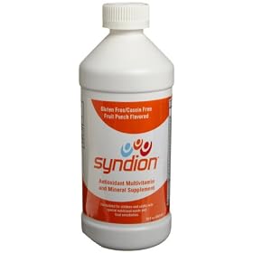 Click here to buy Syndion Liquid Antioxidant Multivitamin and Mineral Supplement, 16 fl. oz. by Yasoo Health.
