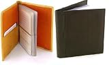 Genuine LEATHER Business or Credit Card Holder Wallet in TAN or BLACK