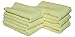 Yellow All Purpose Microfiber Towels 6 Pack