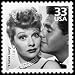 TIN SIGN NOSTALGIC ~ I LOVE LUCY POSTAGE STAMP
