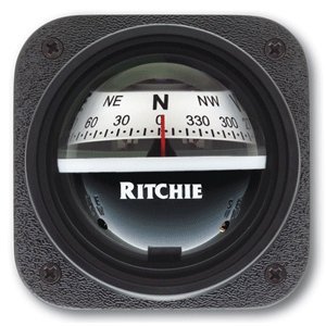 Ritchie V-537W Explorer Compass - Bulkhead Mount - White Dial