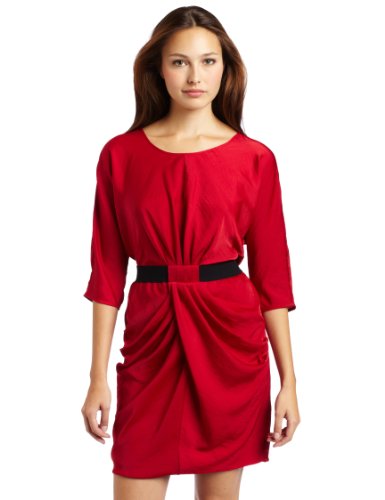 BCBGMAXAZRIA Womens Iselin Draped Dress