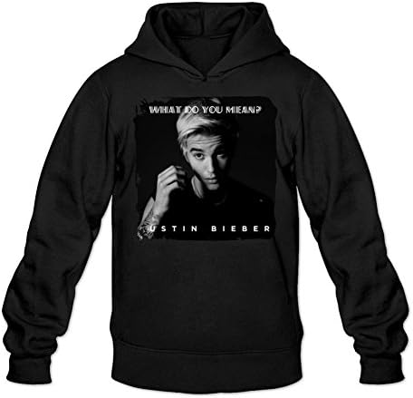 FRUN Men's Justin Bieber What Do You Mean Hoodied Sweatshirt