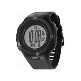 Soleus Mens SR010001 Ultra Sole Grey Digital Dial with Black Polyurethane Strap Watch