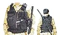 Tactical Airsoft Vest w/ Pistol Holster