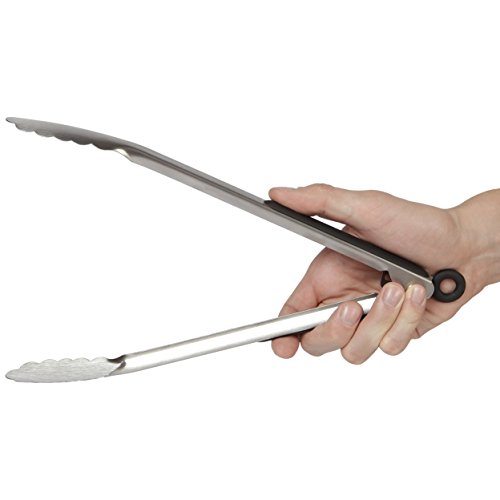 CLS Premium padded 12-Inch Stainless-Steel Locking Tongs