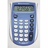 Texas Instruments Taschenrechner TI-503 SV 8-stellig Batteriebetrieb weiß/blau
