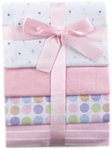 Luvable Friends 4-Pack Flannel Receiving Blankets, Pink
From Luvable Friends
