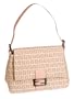 Fendi Women's Canvas Mamma Zucchino Baguette Handbag