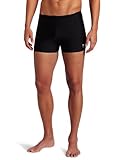 TYR Sport Men's Square Leg Short Swim Suit,Black,34