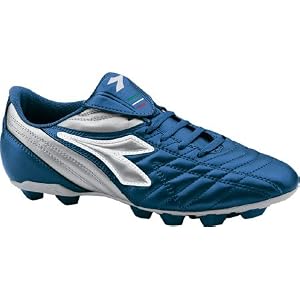 Buy DIADORA Calcio MD Mens Athletic Soccer Football Cleats Sneakers Shoes Blue Silver by Diadora