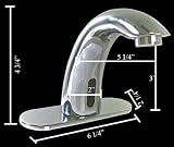 New Chrome Hands Free Automatic Electric Sensor Faucet